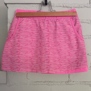 Turtle and Tees Striped Girl’s Golf Skirt